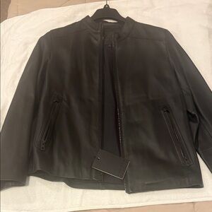 Men's Black Leather Jacket